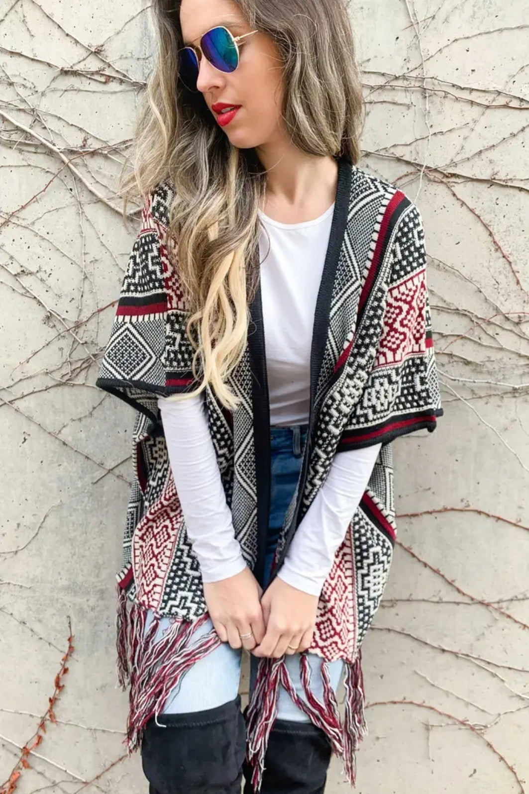 Aztec kimono cardigan best sale