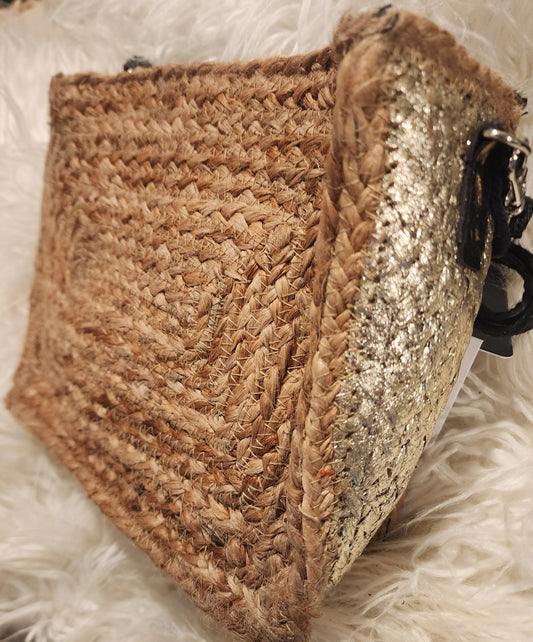 Painted Jute Cross Body