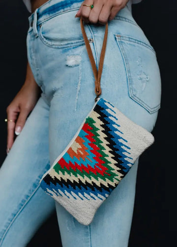 Aztec Wristlet