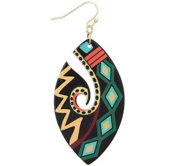 Tribal Maori Inspired Earrings