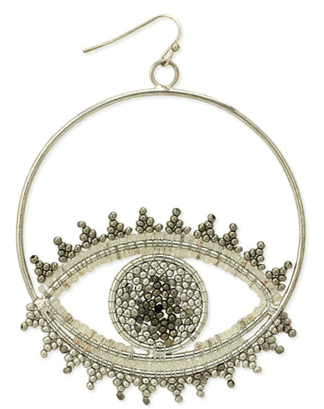 All Seeing Eye Beaded Earrings