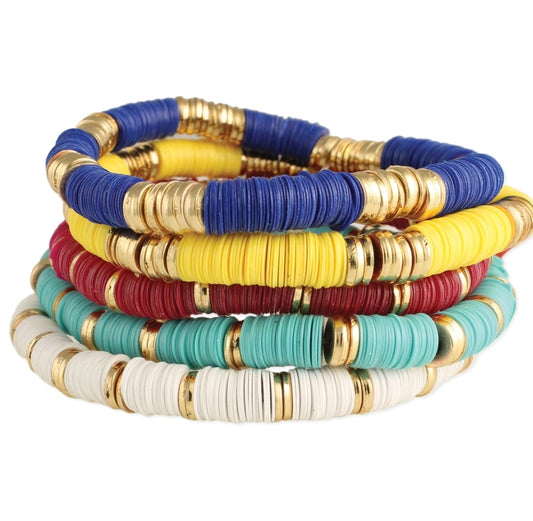 Southwest Bound Heishi Bracelet Set