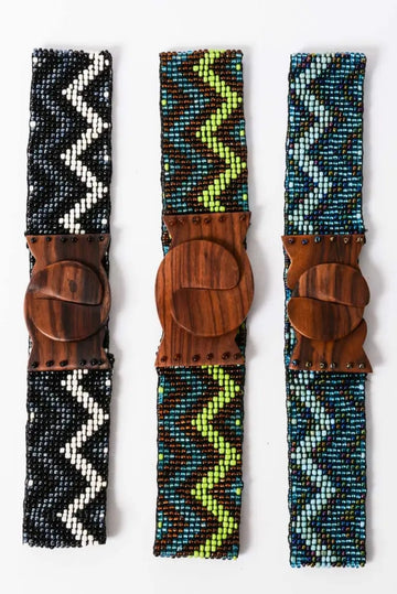 Indonesian Tribal Beaded Belt