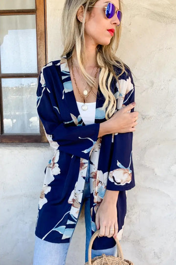 Printed Kimono/Cover Up