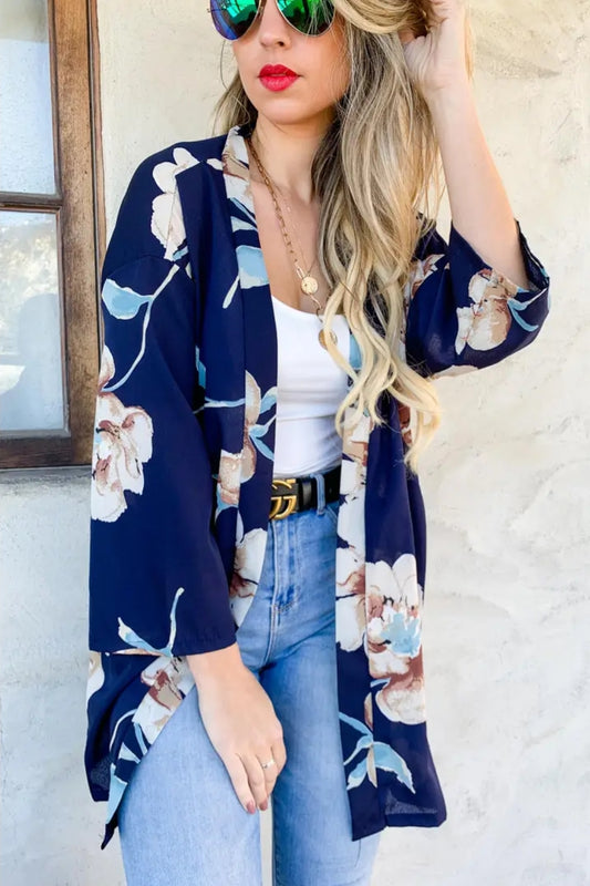 Printed Kimono/Cover Up